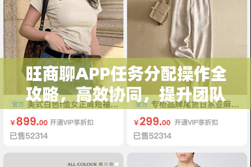 旺商聊APP任务分配操作全攻略，高效协同，提升团队执行力